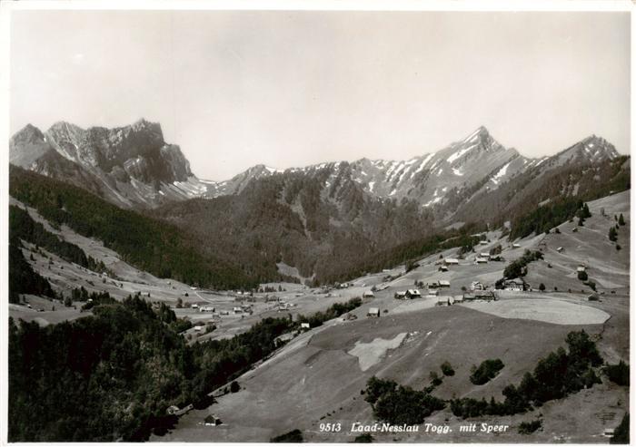 Laad Nesslau SG Fliegeraufnahme mit Speer