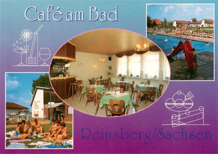 Reinsberg Freiberg Sachsen Cafe am Bad Gaststube Freibad