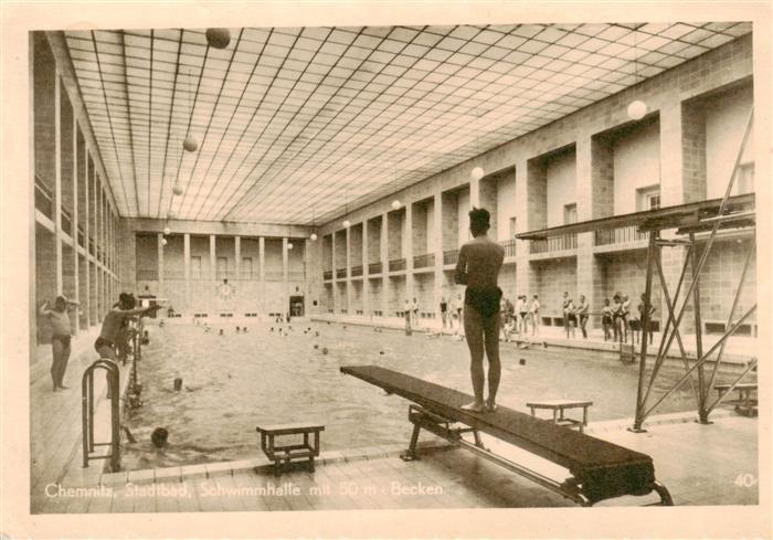 CHEMNITZ Sachsen Stadtbad Schwimmhalle