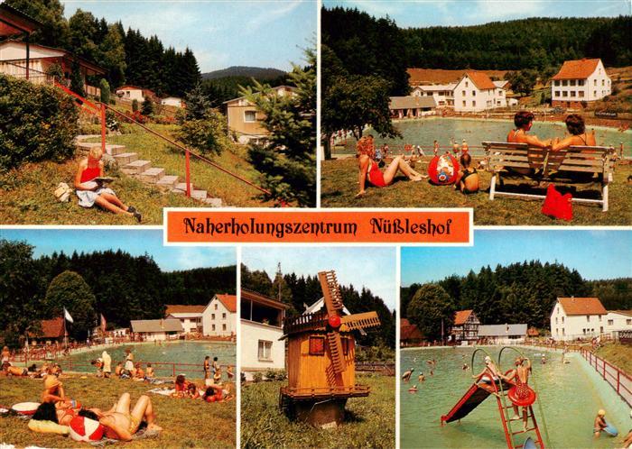 Hessles Naherholungszentrum Nuessleshof Freibad Liegewiese Windmuehle