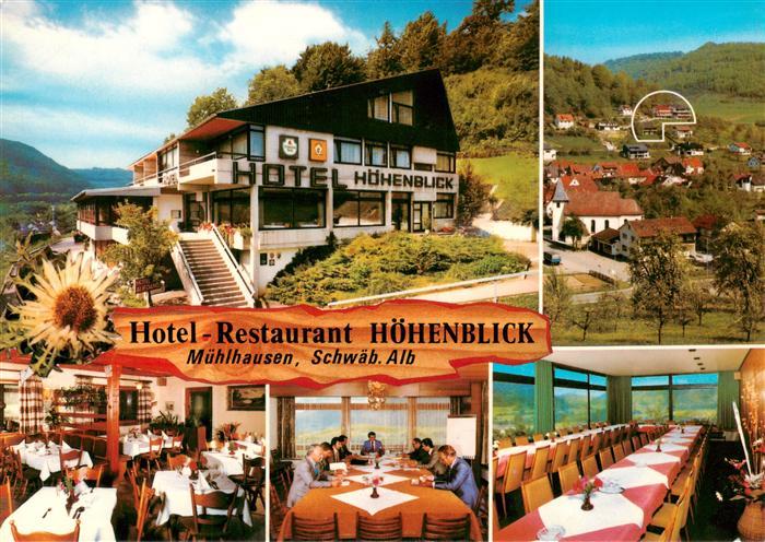 Muehlhausen Taele Hotel Restaurant Hoehenblick Gastraeume Panorama