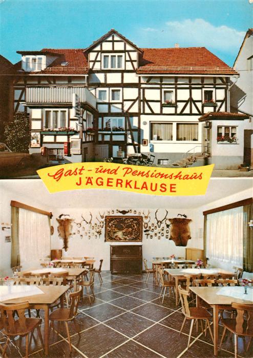 Huelsa Gast und Pensionshaus Jaegerklause Gaststube