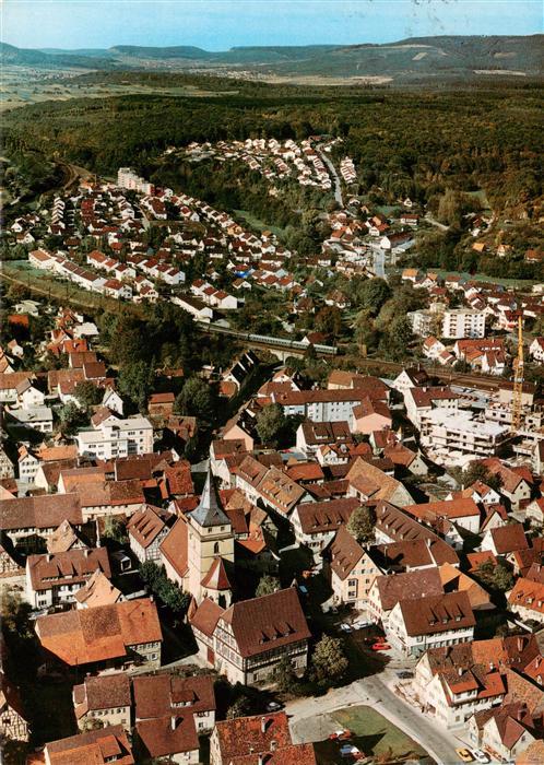 Sachsenheim Wuerttemberg Fliegeraufnahme