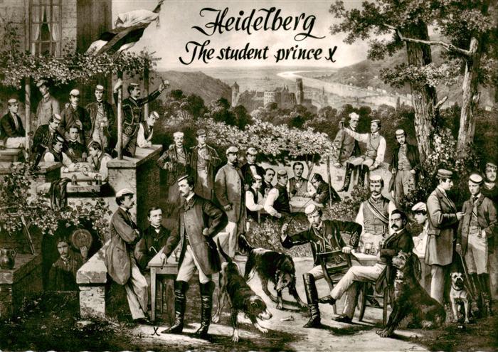 Heidelberg  Neckar SKH Karl August Erbgrossherzog von Sachsen Corps Sexo Borussi