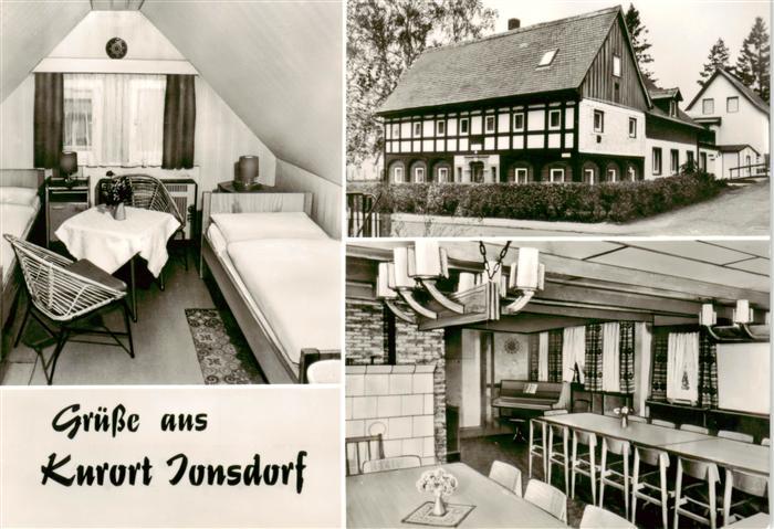 Jonsdorf Saechsische Schweiz Landesverbandsheim Haus Gertrud Zimmer Gastraum