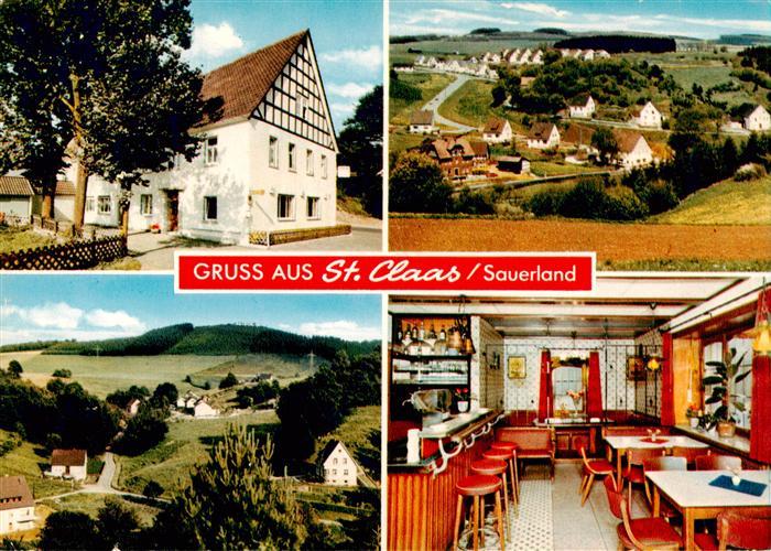St Claas Gasthaus Pension Wuellner Gastraum Bar Panorama
