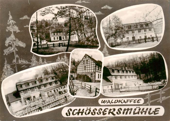 Eisenberg Thueringen VEB BKW Bitterfeld im Muehltal Waldkaffee Schoessermuehle