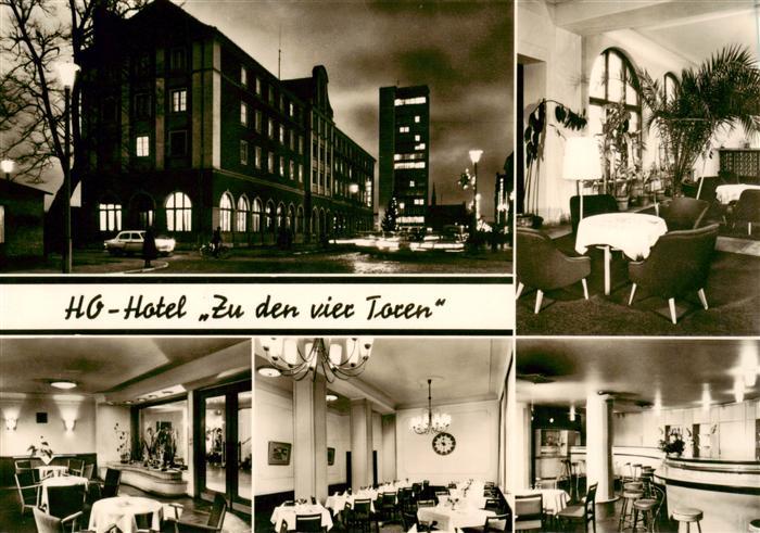 Neubrandenburg HO Hotel Zu den vier Toren Gastraeume Bar