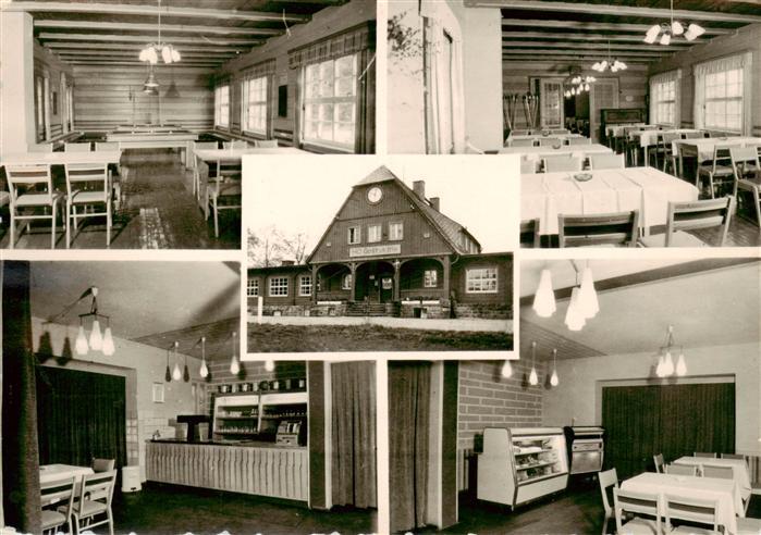 Olbersdorf Sachsen HO Gaststaette Volksbad Olbersdorf Gastraeume