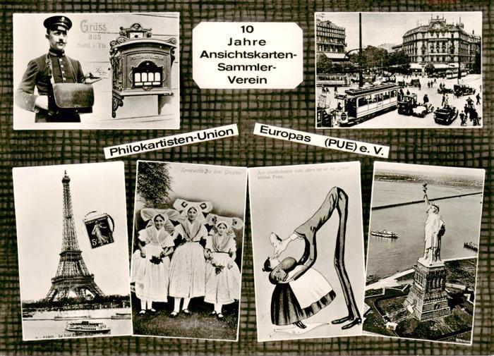 BERLIN  CITY Ansichtskarten Sammlerverein Philokartisten Union Europas Teilansic