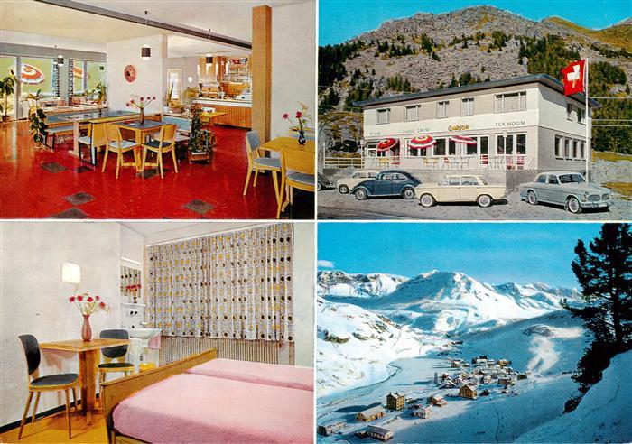 Bivio Hotel Guidon Gastraum Zimmer Panorama