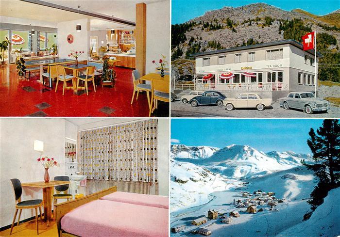 Bivio Hotel Guidon Gastraum Zimmer Panorama