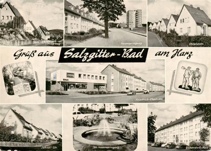 Bad Salzgitter Schlossweg Hasenspringweg Uhlandstr Friedrich Ebert Str Jakobi St