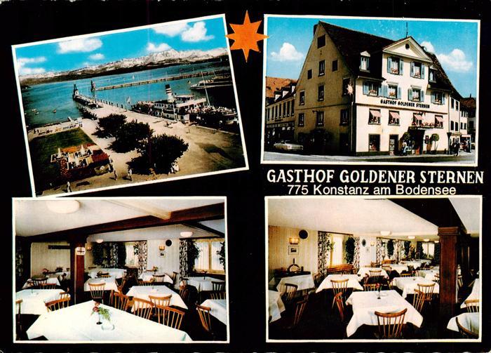 Konstanz Bodensee Hafenpartie Gasthof Goldener Sternen Gastraeume
