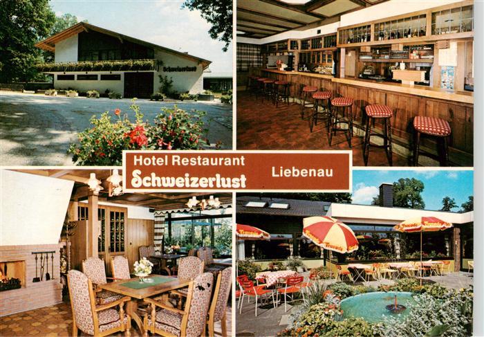 Liebenau Nienburg Hotel Restaurant Schweizerlust Gaststube Bar Gartenterrasse