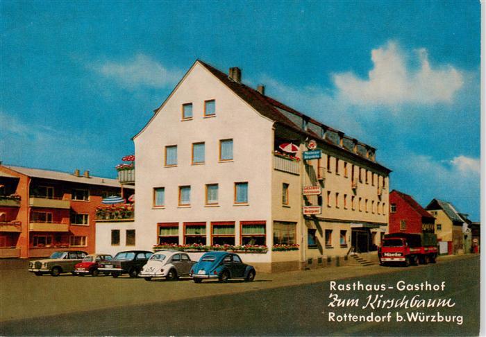 Rottendorf Wuerzburg Unterfranken Rasthaus Gasthof Zum Kirschbaum