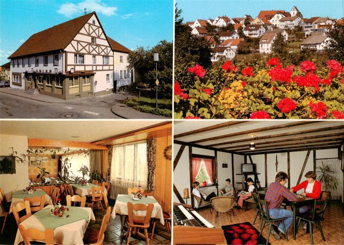 Aichhalden Schramberg Gasthof Pension Adler Gastraeume Ortsansicht