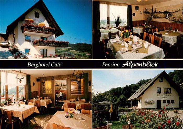 Endenburg Steinen Berghotel Cafe Pension Alpenblick Gastraeume