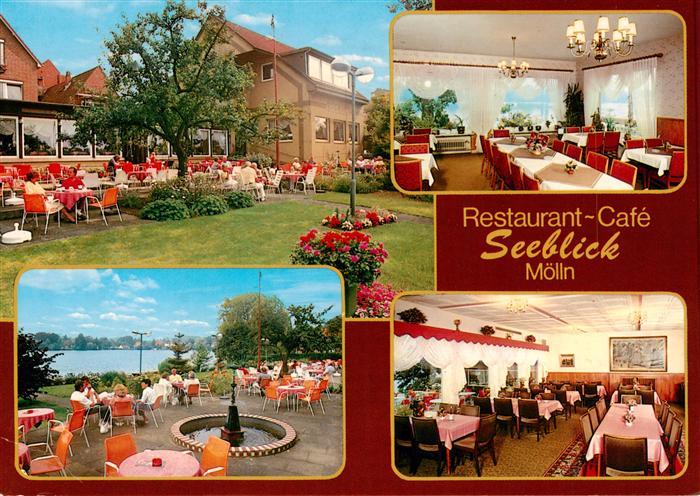 Moelln  Lauenburg Restaurant Cafe Seeblick Gastraeume Freiterrasse