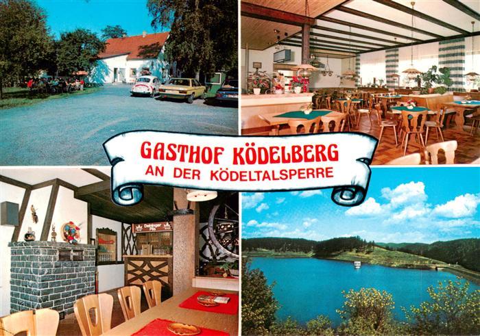Koedelberg Gasthof Koedelberg an der Koedeltalsperre Gastraeume
