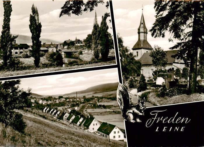 Freden Leine Panorama Kirche