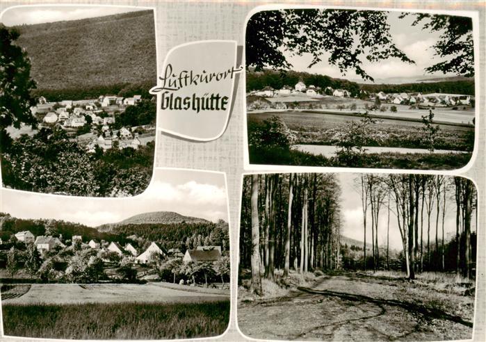 Glashuette Bonndorf Panorama Waldpartie