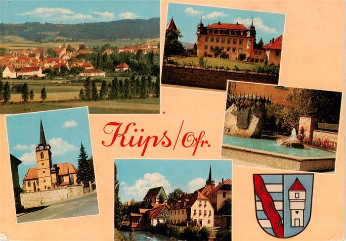 Kueps Panorama Schloss Kirche Brunnen