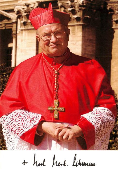 Mainz  Rhein Bischof Karl Kardinal Lehmann Portrait