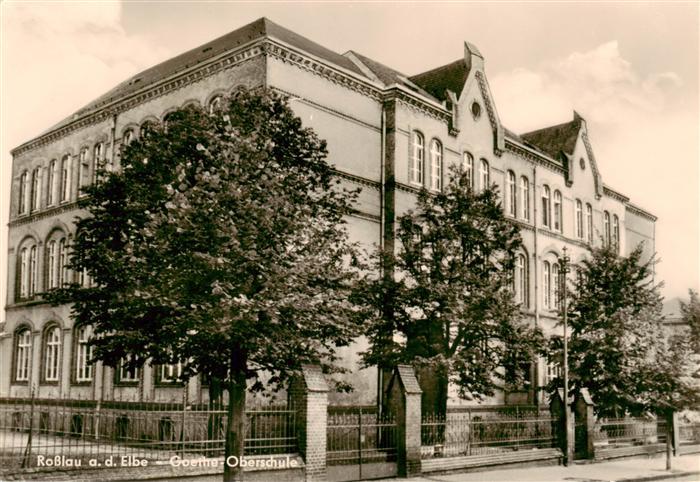 Rosslau Elbe Goethe Oberschule