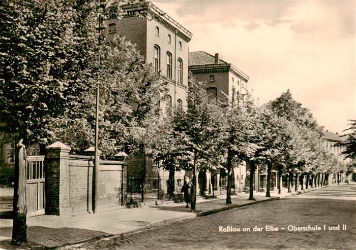Rosslau Elbe Oberschule I und II