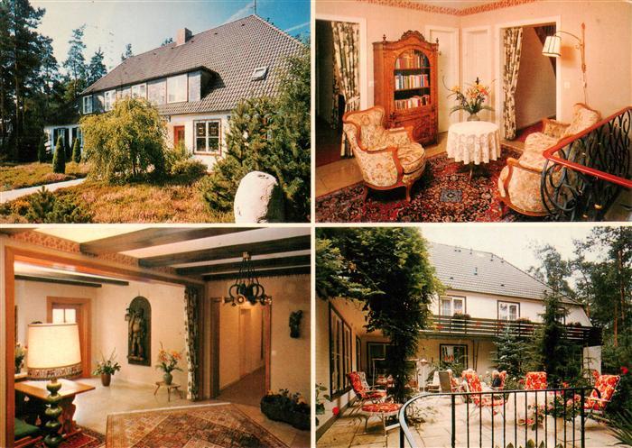 Bad Bevensen Das Haus am Walde Gastraeume Garten