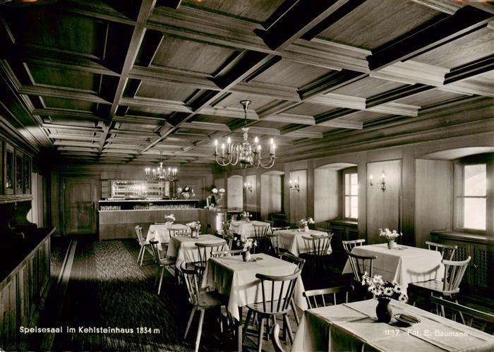 Kehlsteinhaus 1834m Berchtesgaden Speisesaal