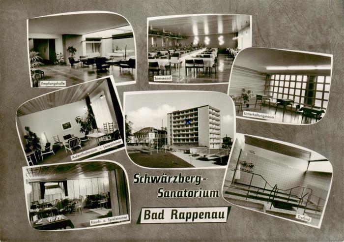 Bad Rappenau Schwaerzberg Sanatorium Empfangshalle Speisesaal Aufenthaltsraum Le