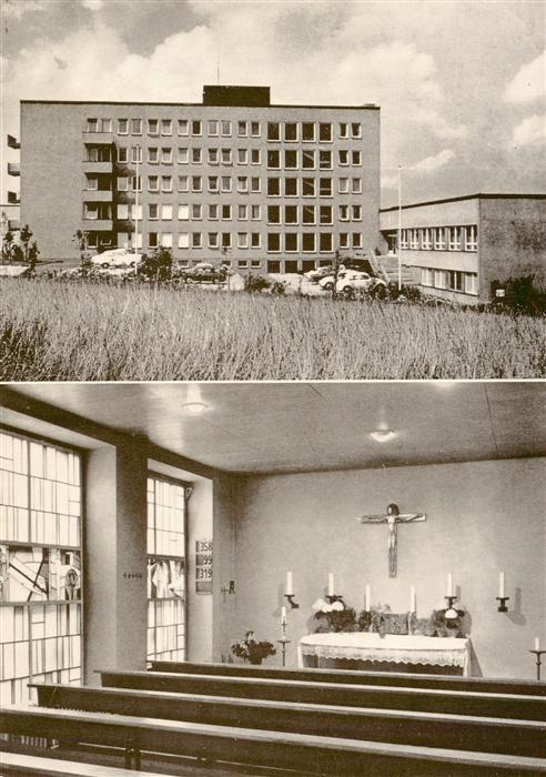 Wuerzburg Bayern Kreisalters- und Pflegeheim Katholische Kapelle