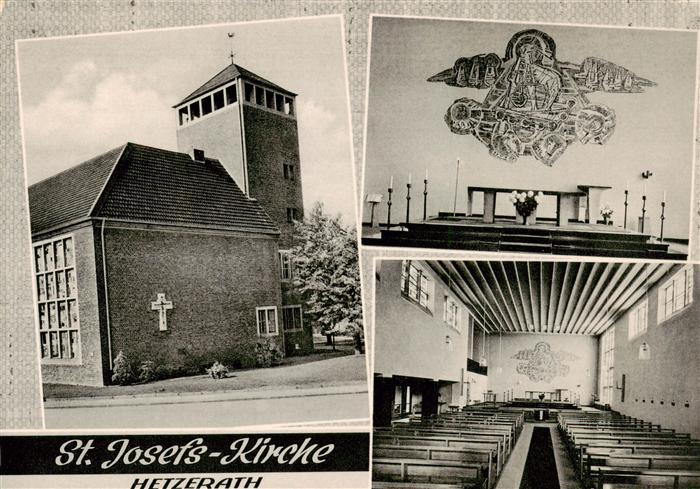 Hetzerath Erkelenz St. Josefs-Kirche Innenansichten