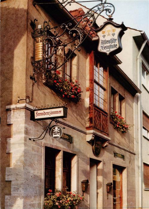 Heidingsfeld Wuerzburg Altdeutsche Weinstube