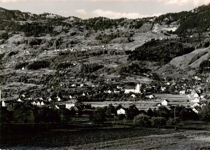 Triesen Liechtenstein FL und Triesenberg Panorama