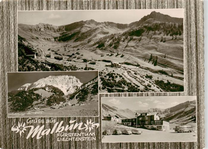 Malbun Triesenberg Liechtenstein Alpenhotel Landschaftspanorama Gebirge Luftaufn