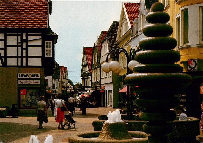 Luebbecke Westfalen Brunnen Fussgaengerzone