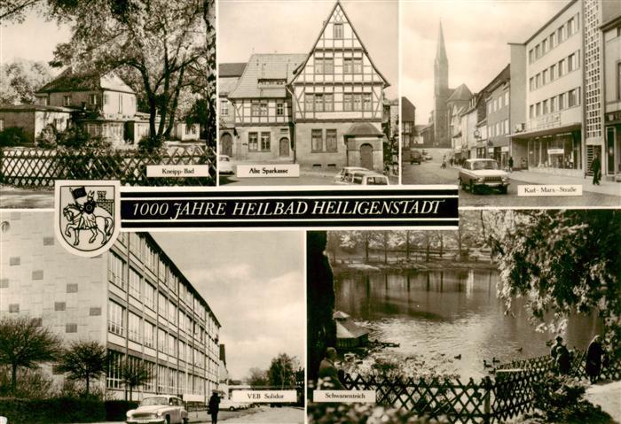 Heiligenstadt Eichsfeld Kneipp Bad Alte Sparkasse Karl Marx Strasse VEB Solidor
