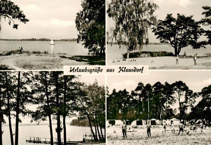 Klausdorf Mellensee Campingplatz am See Badestrand Bootsanleger
