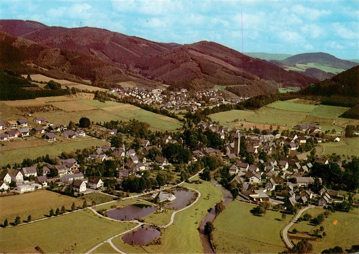 Saalhausen Sauerland Fliegeraufnahme