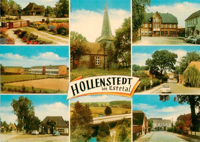 Hollenstedt  Nordheide Orts und Teilansichten Kirche Bruecke