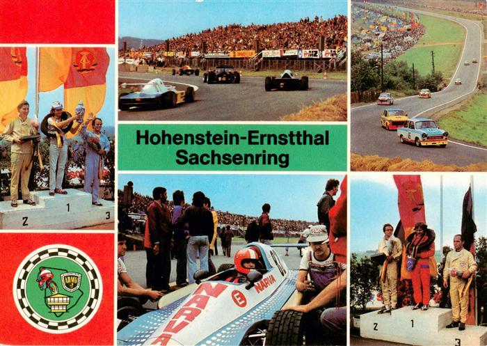 Hohenstein-Ernstthal Sachsenring Siegerpodest Wasserwerk Letzte Anweisung an Hei