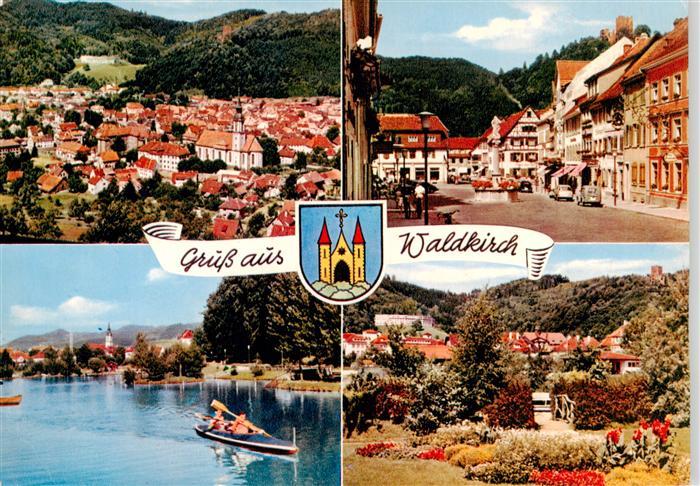 Waldkirch Breisgau Panorama Stadtplatz Seepartie Park