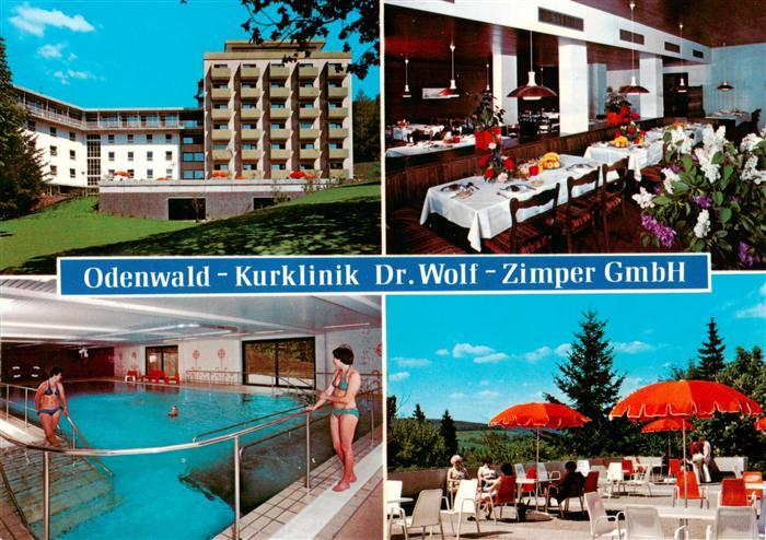 Bad Koenig Odenwald Kurklinik Dr Wolf Zimper GmbH Hallenbad Freiterrasse Gastrau