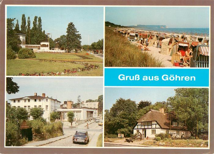 Goehren  Ostseebad Ruegen Kurplatz Strand FDGB Erholungsheim Strandeck Heimatmus