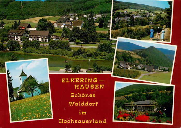 Elkeringhausen Winterberg Panorama Kirche Teilansichten