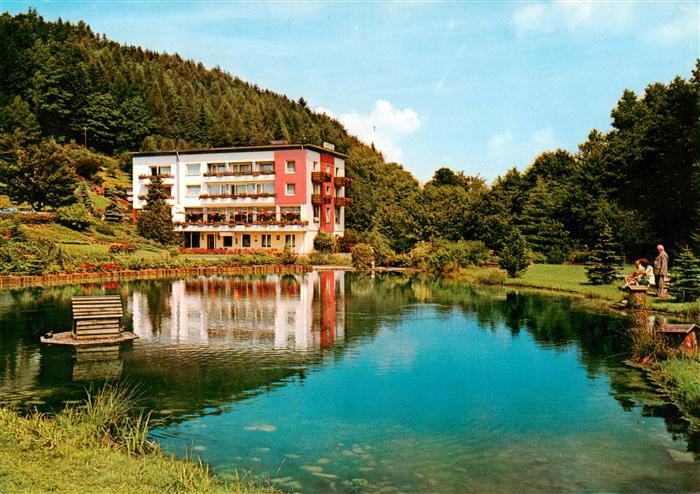 Siedlinghausen Winterberg Hotel Pension Cafe Schulte Werneke Schwanenteich