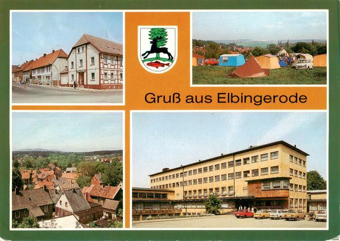Elbingerode Harz Rathaus Zeltplatz Teilansicht Diakonissenmutterhaus Neuvandsbur